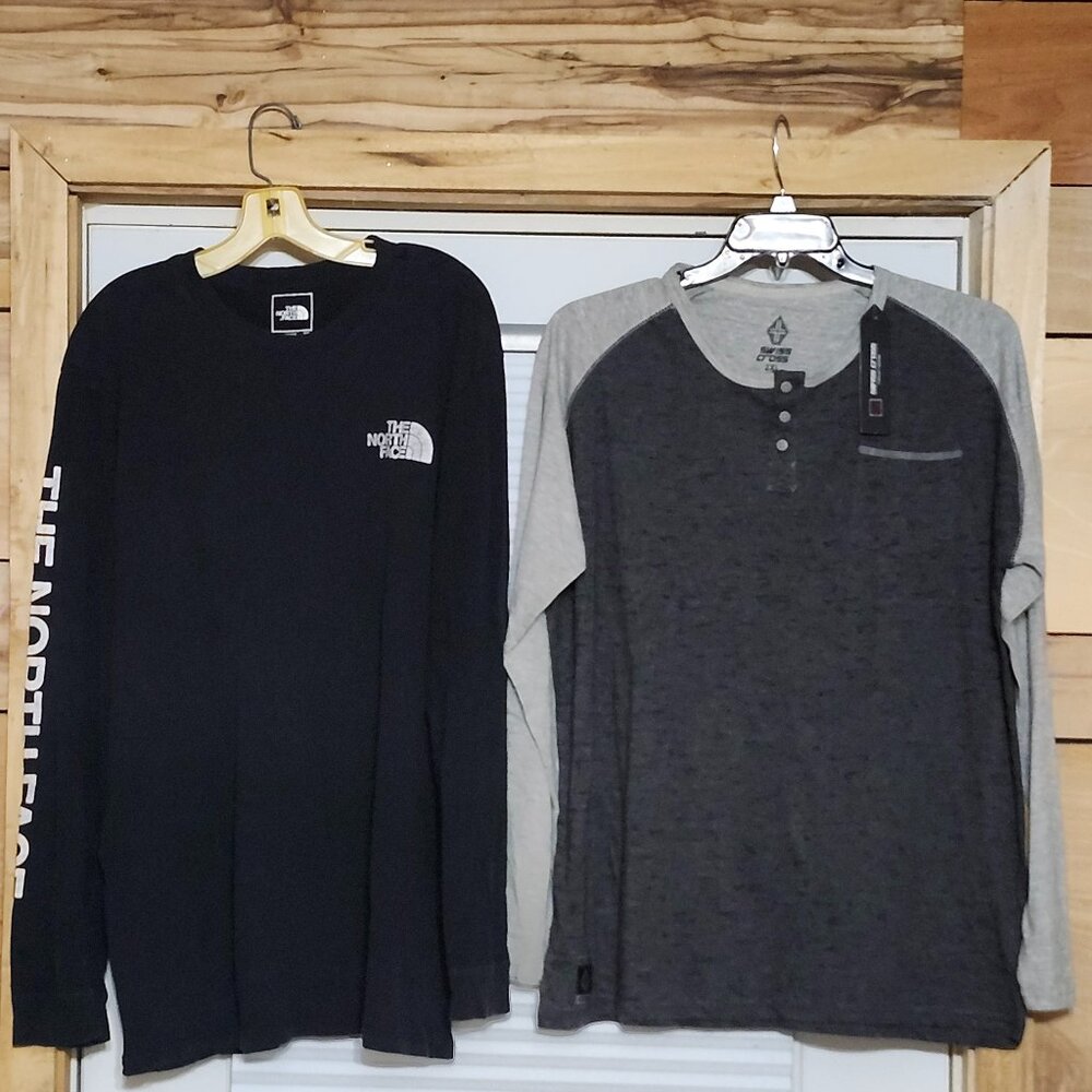Swiss Cross NWT /North Face mans shirts SIZE 2XL/XXL - Picture 1 of 11